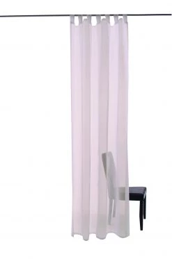 Indes Fuggerhaus Gardine natur | transparent | Uni - Beige