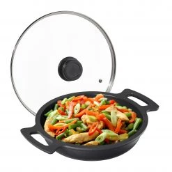 Relaxdays Servierpfanne mit Deckel -Gardinen Verkäufe 0d90a906a2ac484694b63f88d1f3e821