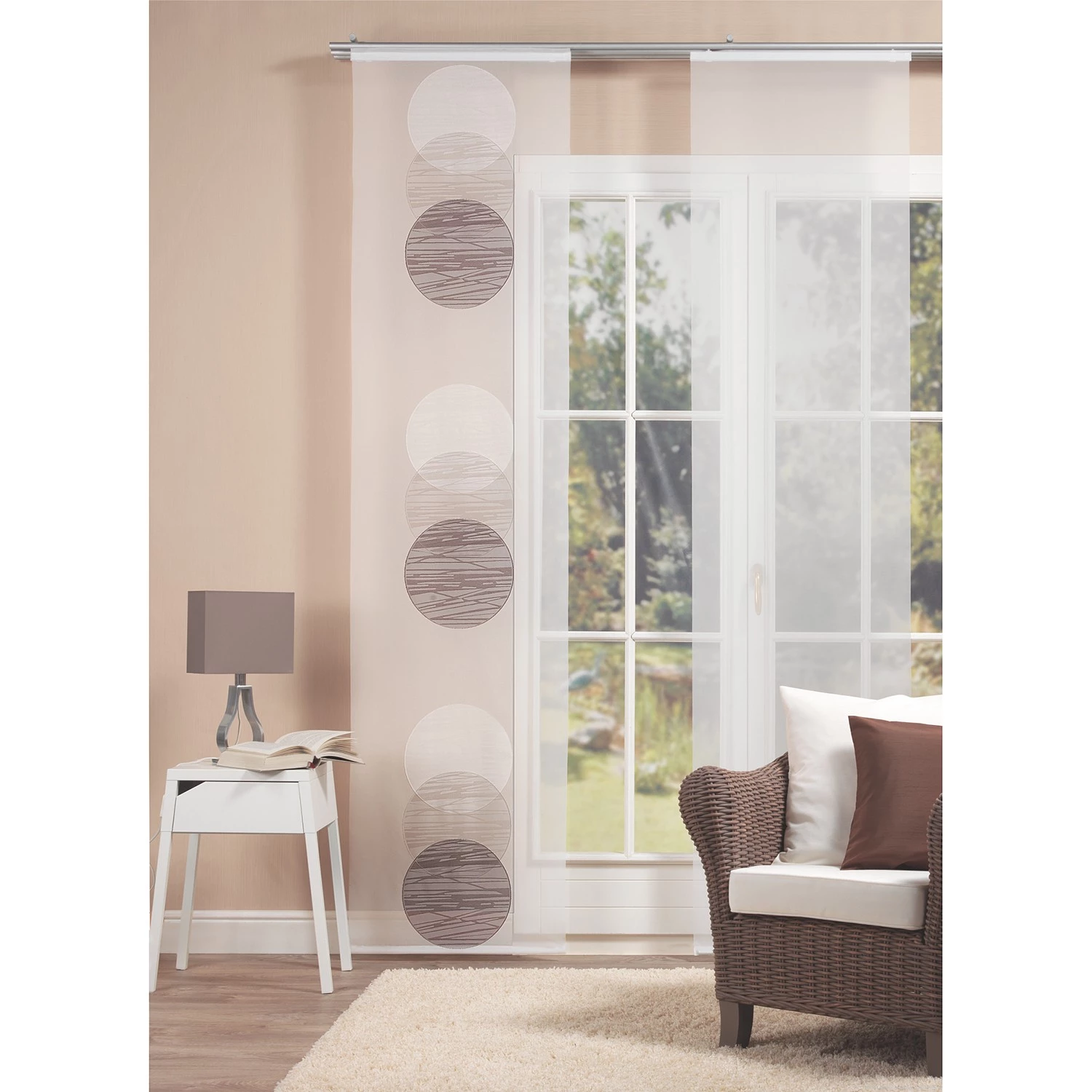 Home Wohnideen Flächenvorhang Kassel - Grau 4 Home Wohnideen Flächenvorhang Kassel - Grau – Bild 2