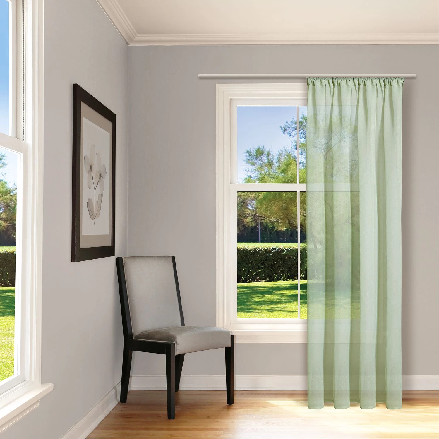 Home24Deko Vorhang Lida - Lindgrün 4 Home24Deko Vorhang Lida - Lindgrün – Bild 2