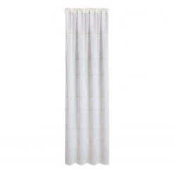 Home24Deko Vorhang Paola - Weiß / Gelb