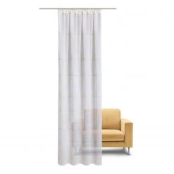 Home24Deko Vorhang Paola - Weiß / Gelb -Gardinen Verkäufe 1000142243 181106 11101638 GALLERYIMAGES P000000001000142243