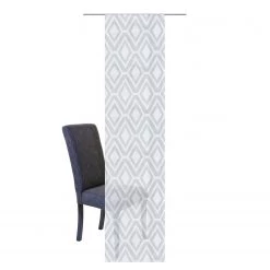 Home Wohnideen Schiebevorhang Ramsay - Microfaser - Grau