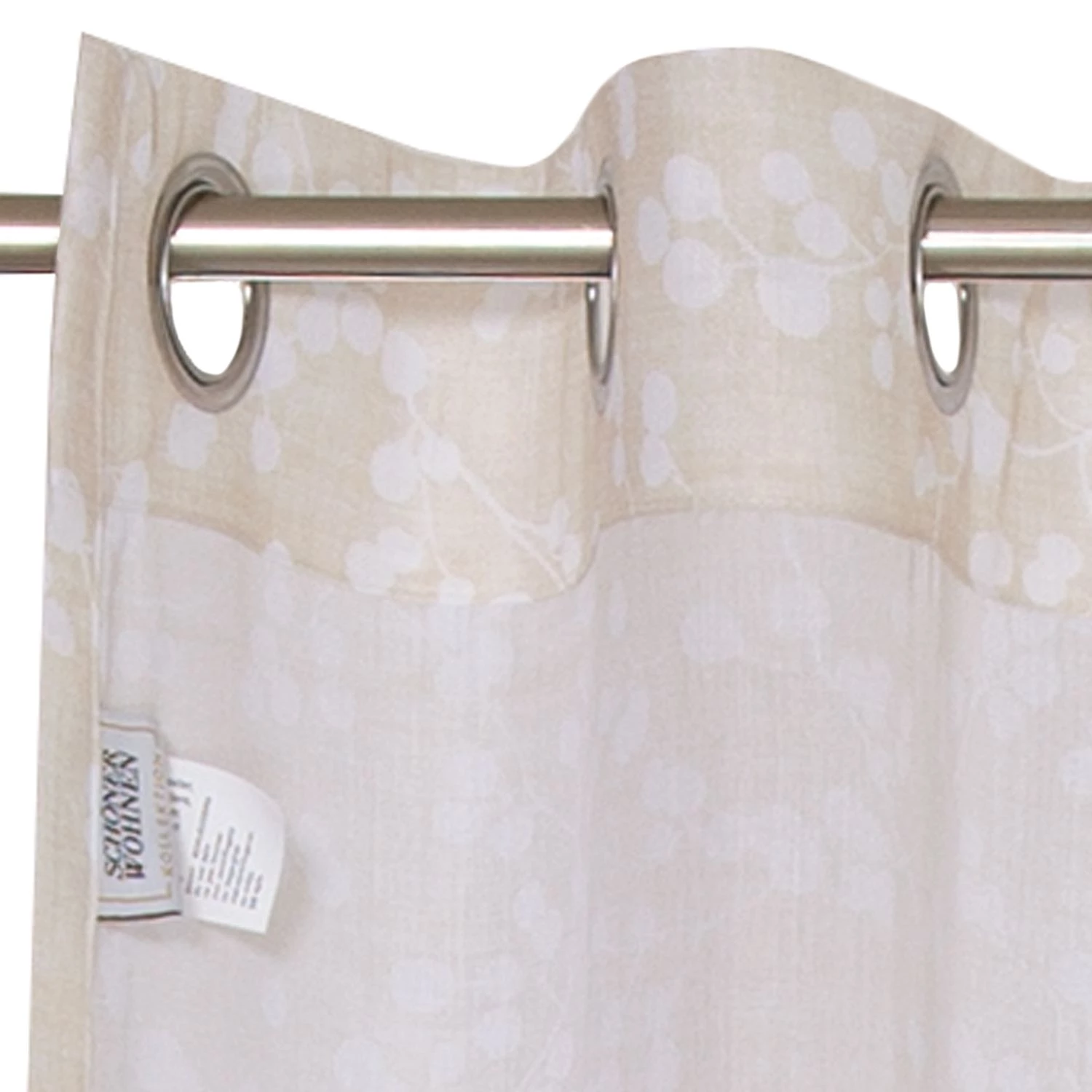 Schöner Wohnen Kollektion Ösenschal SW-Belezza - Webstoff - Beige 6 Schöner Wohnen Kollektion Ösenschal SW-Belezza - Webstoff - Beige – Bild 4