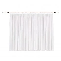 Gerster Store Steven - Webstoff - Weiß - 450 x 150 cm