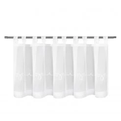 Gerster Bistrogardine Natalia - Webstoff - Weiß