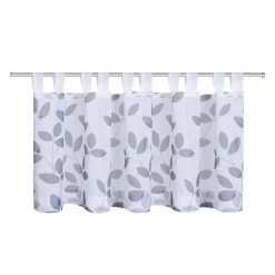 Gerster Bistrogardine Nicole - Webstoff - Weiß / Grau