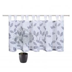 Gerster Bistrogardine Nicole - Webstoff - Weiß / Grau 8 Gerster Bistrogardine Nicole - Webstoff - Weiß / Grau -Gardinen Verkäufe 1000173035 190627 14572200111 GALLERYIMAGES P000000001000173035