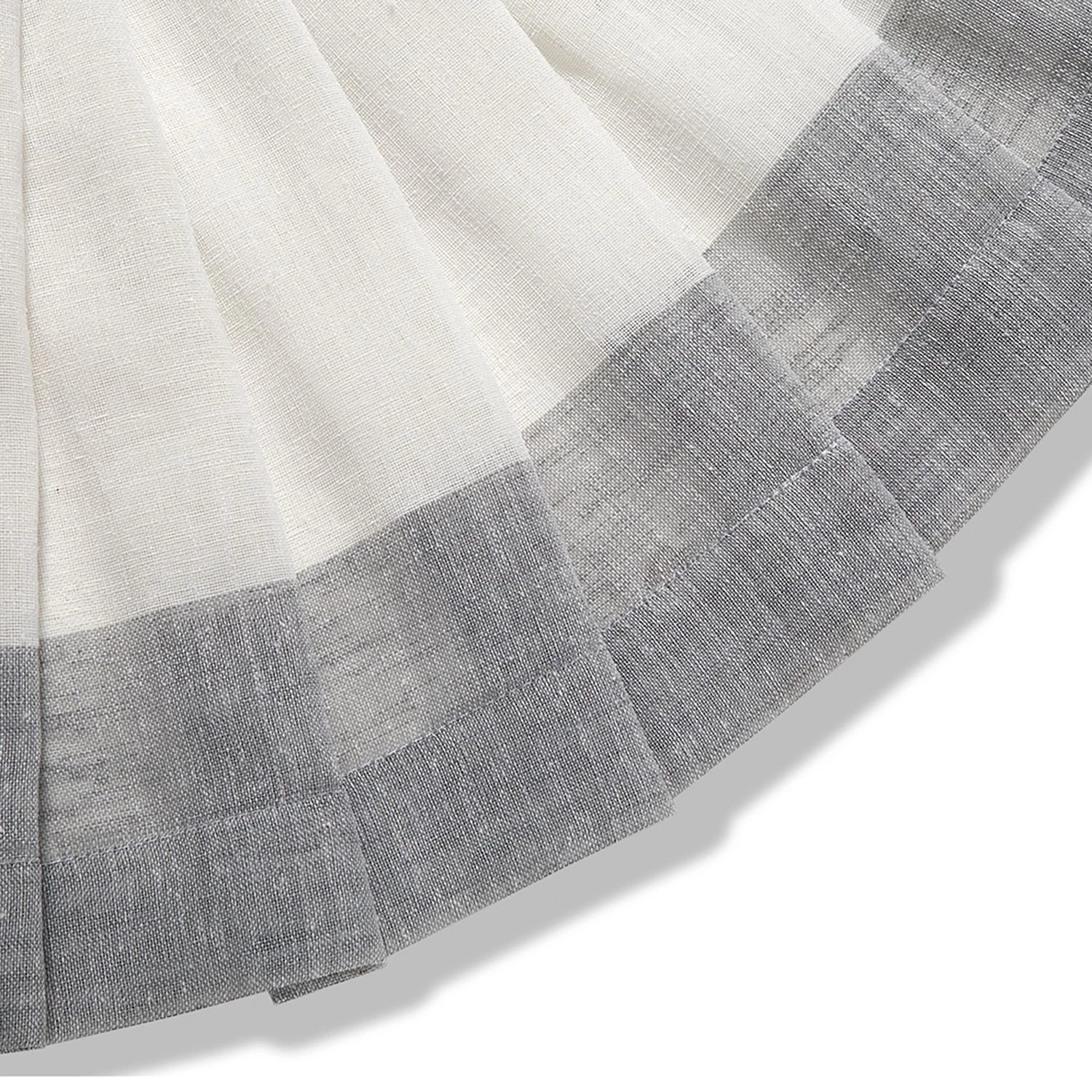 Gerster Bistrogardine Svenja - Webstoff - Beige / Hellgrau 6 Gerster Bistrogardine Svenja - Webstoff - Beige / Hellgrau – Bild 4