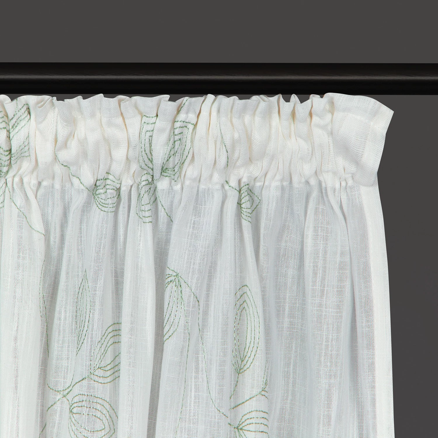 Gerster Fertigschal Diana - Lindgrün 9 Gerster Fertigschal Diana - Lindgrün – Bild 7