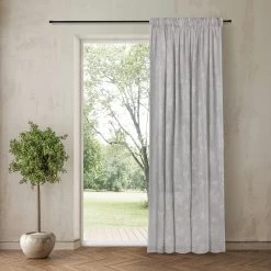 Gerster Fertigschal Corinna - Bio-Baumwolle - Grau / Natur -Gardinen Verkäufe 1000178593 220401 021 MOOD DETAILS P000000001000178593 mood