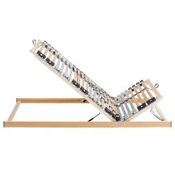 KiYDOO Lattenrost Doxford - verstellbar - Birke / Silber - 100 x 200cm