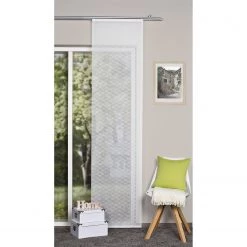 Home Wohnideen Schiebevorhang Milburn - Polyester - Weiß -Gardinen Verkäufe 1000203435 200218 10070300277 MOOD DETAILS P000000001000203435 mood