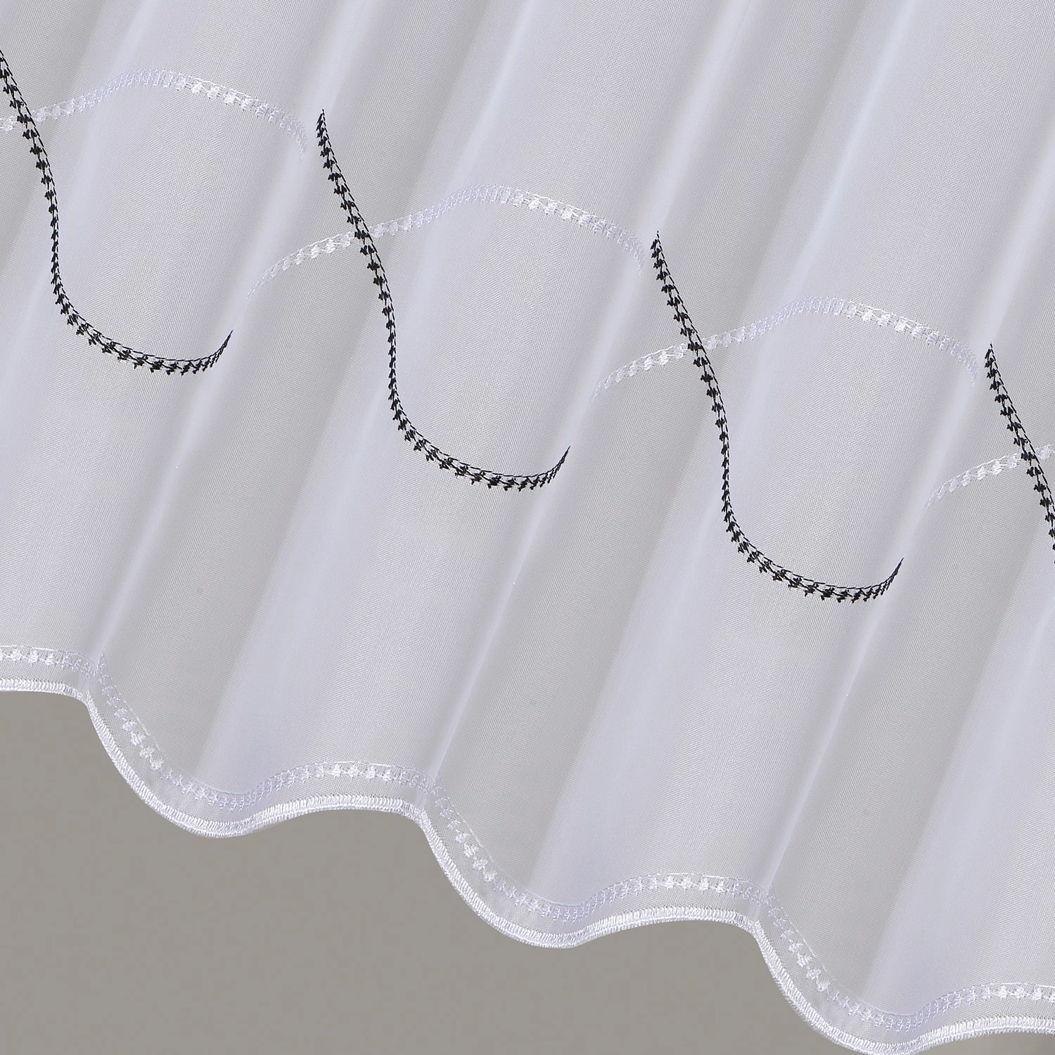 Gerster Stickereibistro Liana - Polyester - Weiß 6 Gerster Stickereibistro Liana - Polyester - Weiß – Bild 4