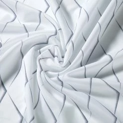 Gerster Schal mit Kräuselband Mirko - Polyester / Baumwolle - Grau / Weiß -Gardinen Verkäufe 1000231578 201124 17150400111 DETAILS P000000001000231578