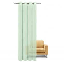 Gerster Ösenschal Enja - Polyester - Mint -Gardinen Verkäufe 1000231582 201124 17150500124 DETAILS P000000001000231582