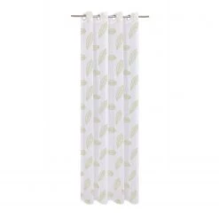 Gerster Ösenschal Roya - Polyester - Weiß / Mintgrün