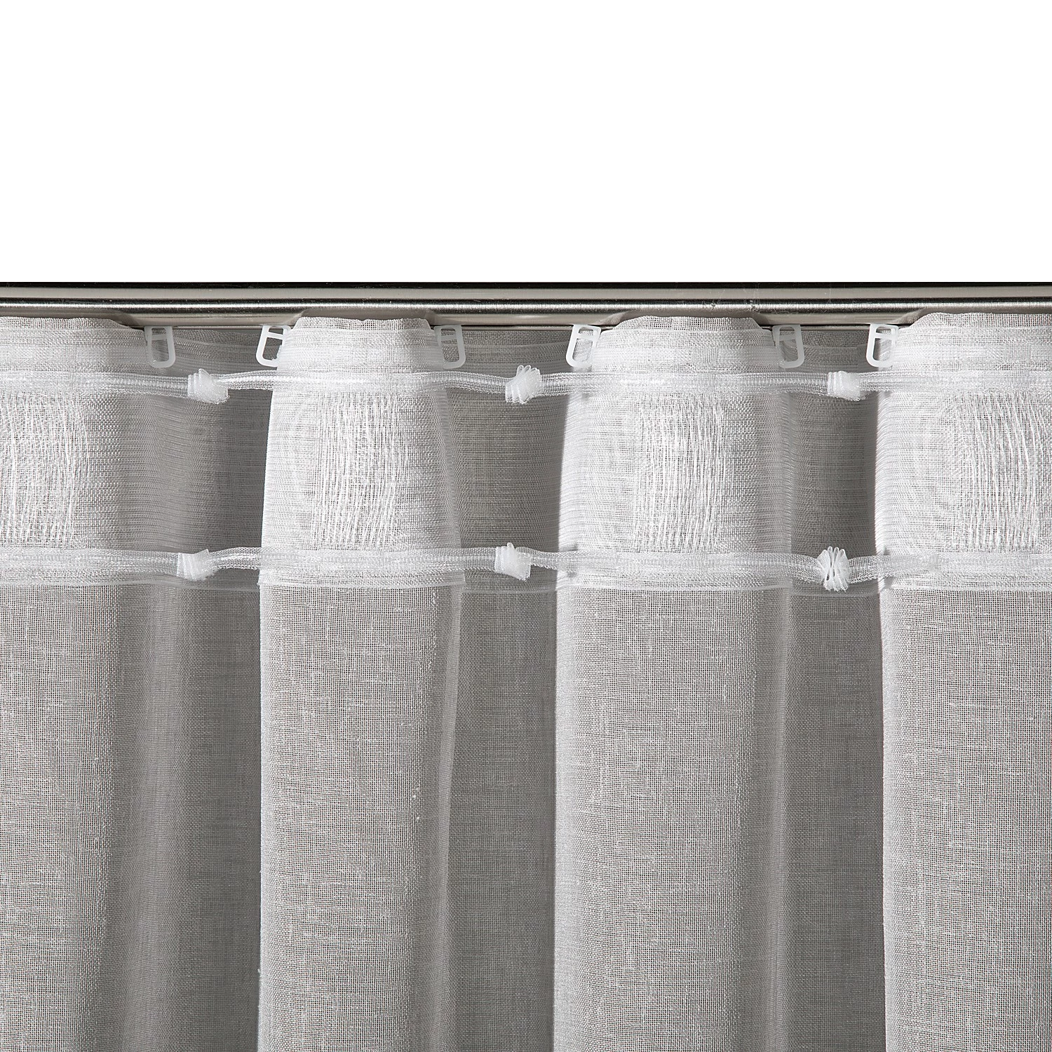 Gerster Vorhang Felippe - Polyester - Lichtgrau 6 Gerster Vorhang Felippe - Polyester - Lichtgrau – Bild 4