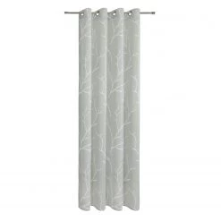 Gerster Ösenschal Kira - Polyester - Grauweiß