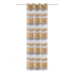 Home Wohnideen Ösenschal Naike - Polyester - Gold