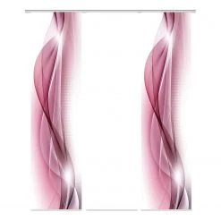 Home Wohnideen Schiebevorhang Neblana II - Polyester - Rot - 3er Set