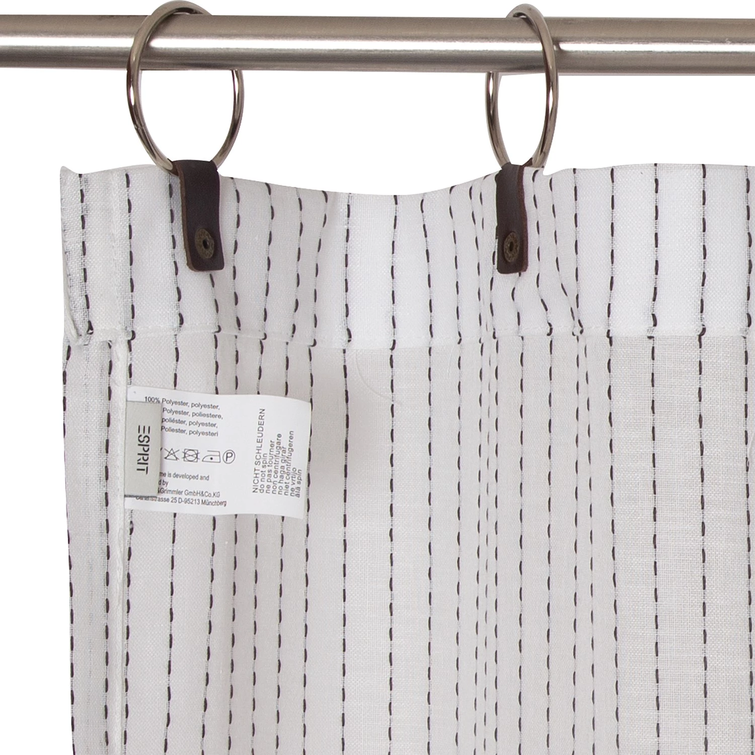 Esprit Home Ösenschal Amy - Polyester - Wollweiß 5 Esprit Home Ösenschal Amy - Polyester - Wollweiß – Bild 3