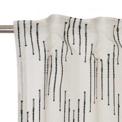 Tom Tailor Fertiggardine Ethno Zag - Polyester - Natur / Schwarz 9 Tom Tailor Fertiggardine Ethno Zag - Polyester - Natur / Schwarz -Gardinen Verkäufe 1000247975 210312 07444700004 DETAILS P000000001000247975