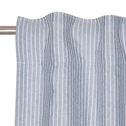 Tom Tailor Fertiggardine Pin Stripe - Polyester - Marineblau -Gardinen Verkäufe 1000248051 210312 07465200247 DETAILS P000000001000248051
