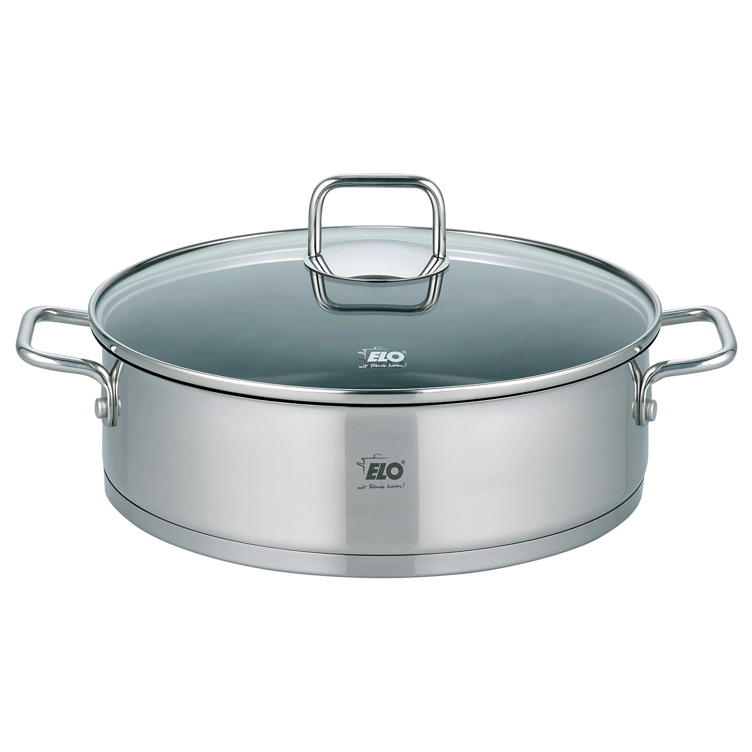 Elo Servierpfanne Citrin - Silber - Edelstahl - Ø 28 cm 3 Elo Servierpfanne Citrin - Silber - Edelstahl - Ø 28 cm