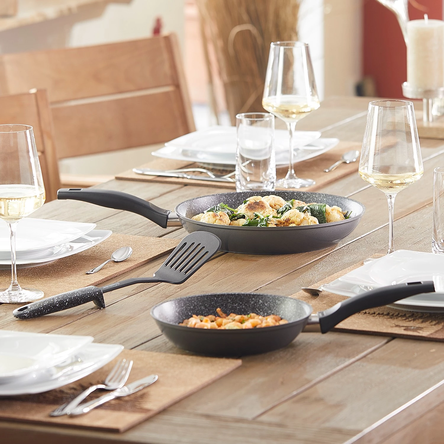 Stoneline Pfannen-Set Sempre (3-tlg.) - Aluminium - Anthrazit 10 Stoneline Pfannen-Set Sempre (3-tlg.) - Aluminium - Anthrazit – Bild 8