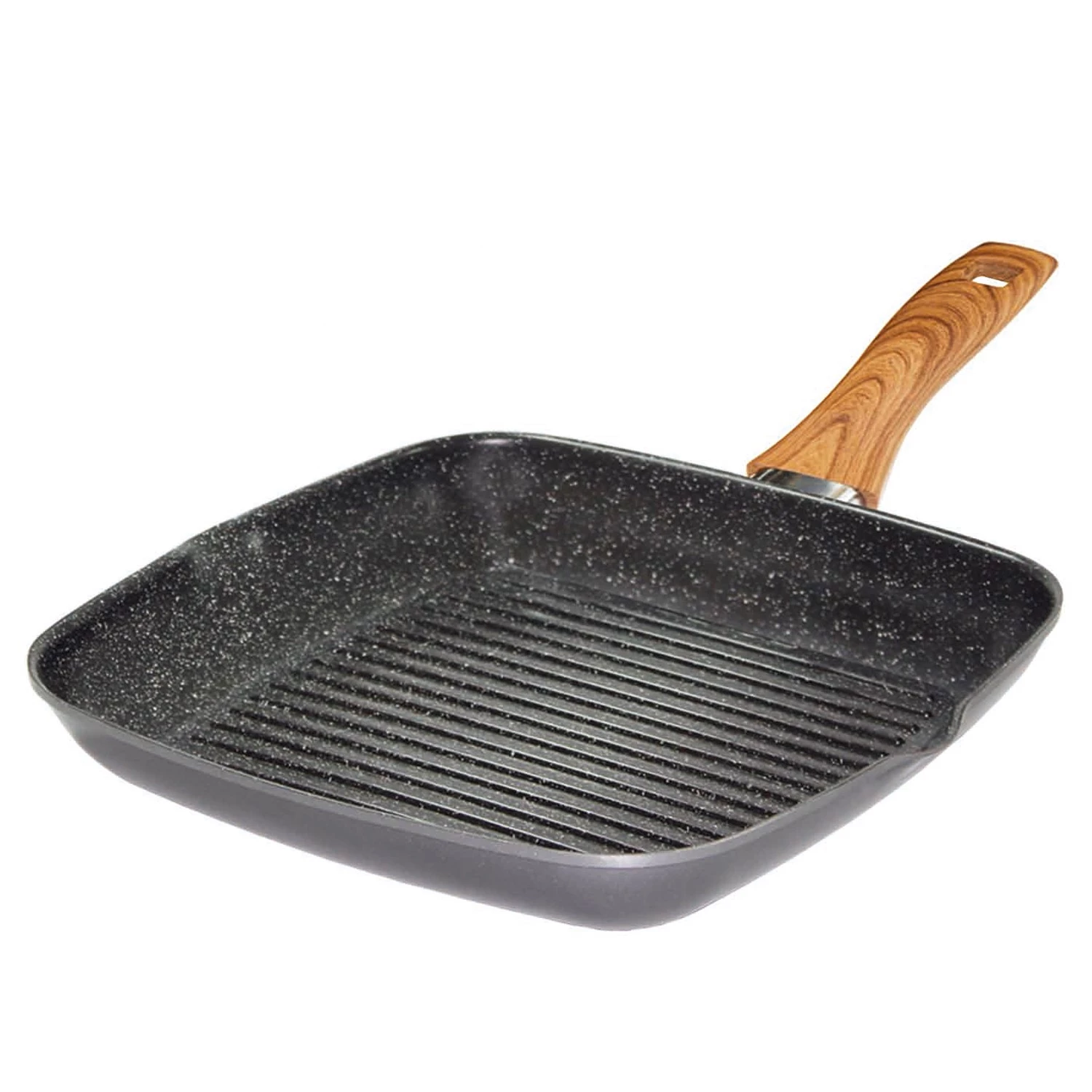 Stoneline Grillpfanne Back to Nature - Aluminium - Griff in Holzoptik 3 Stoneline Grillpfanne Back to Nature - Aluminium - Griff in Holzoptik