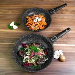 Stoneline Pfannen-Set Desana - Aluminium - Anthrazit -Gardinen Verkäufe 1000279584 210804 08562300590 MOOD DETAILS P000000001000279584 mood