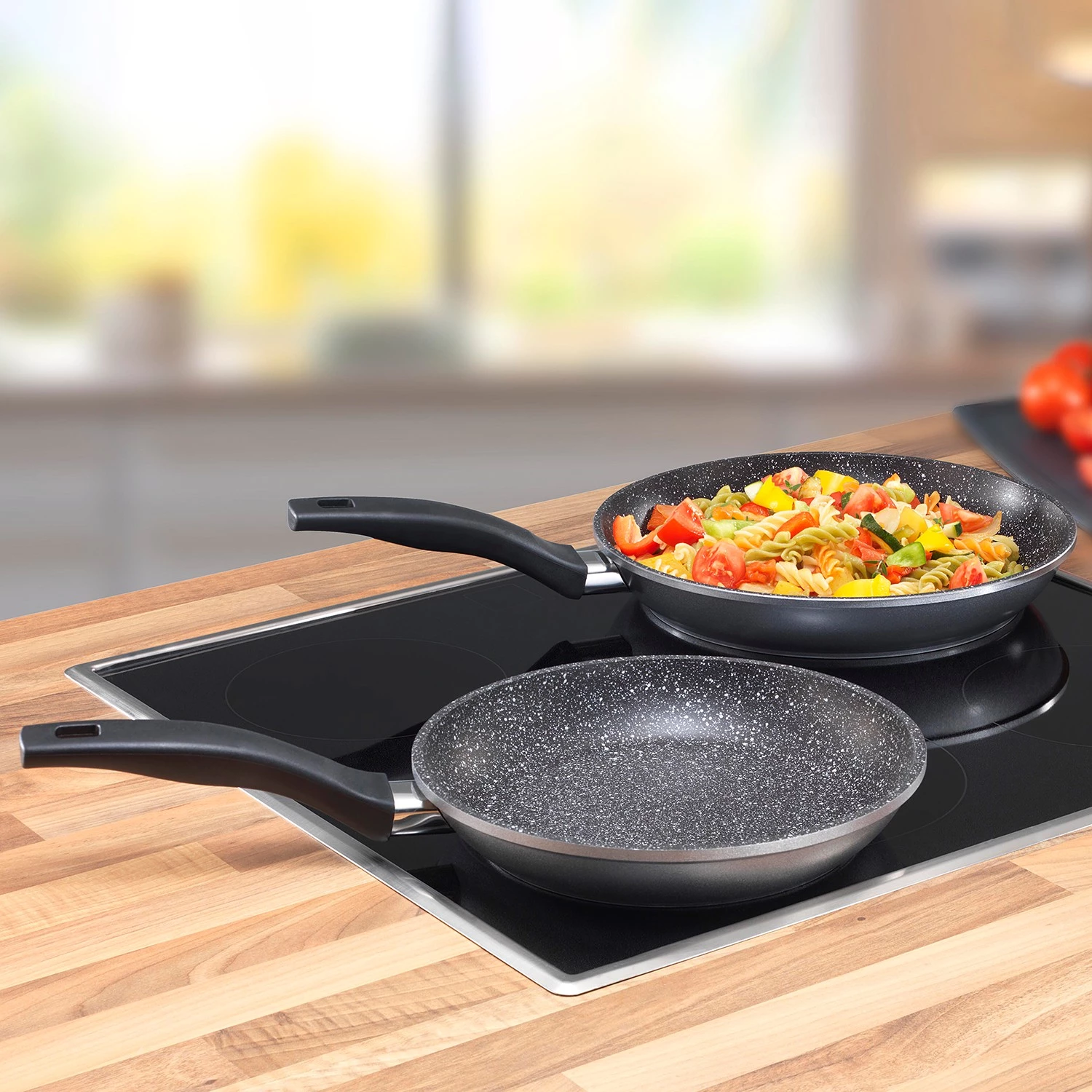 Stoneline Pfannen-Set Dyke (2-tlg.) - Aluminium - Anthrazit 3 Stoneline Pfannen-Set Dyke (2-tlg.) - Aluminium - Anthrazit – Bild 2