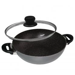 Stoneline Wok mit Glasdeckel Gibson - Durchmesser: 32 cm