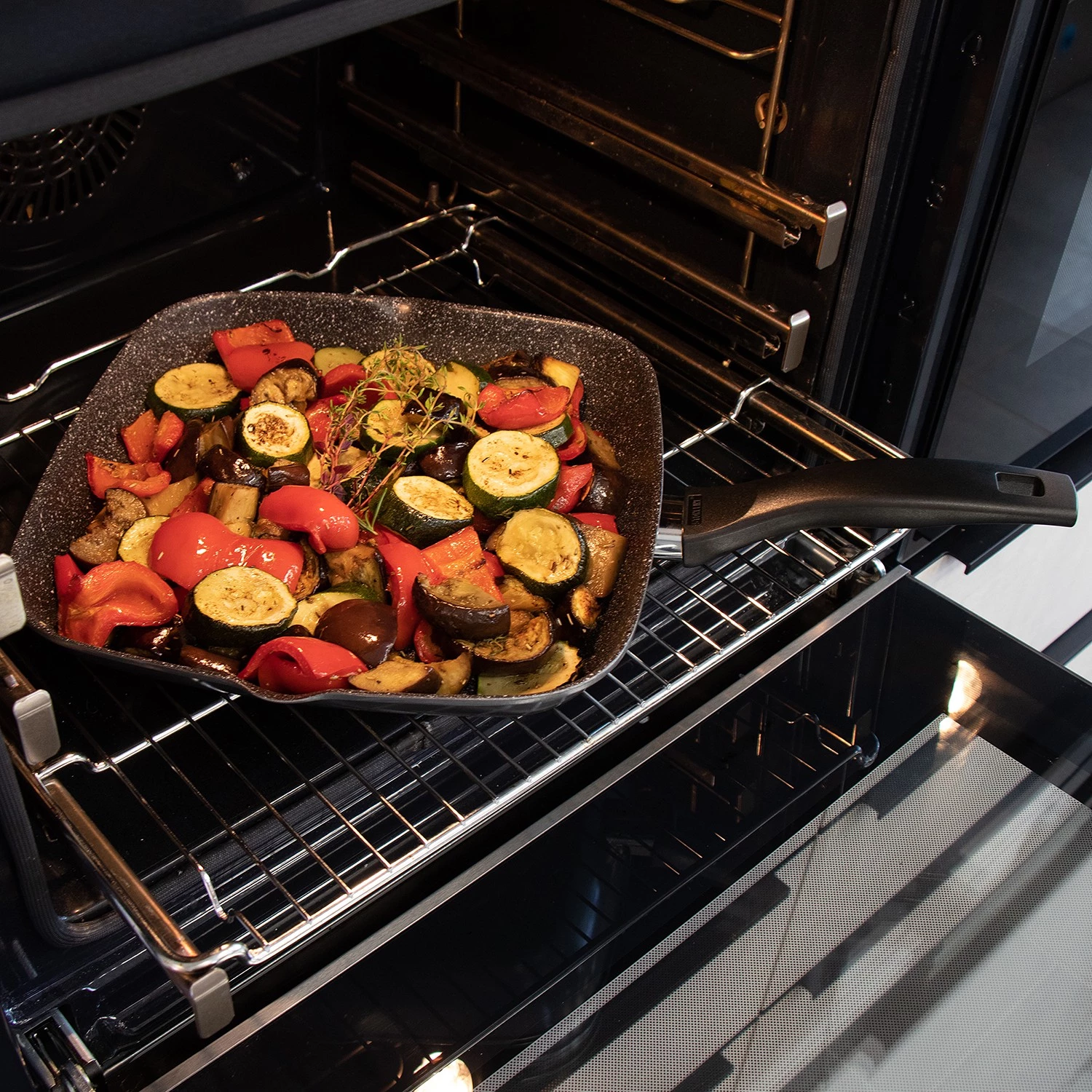 Stoneline Grillpfanne Francesco - Breite: 28 cm 4 Stoneline Grillpfanne Francesco - Breite: 28 cm – Bild 2