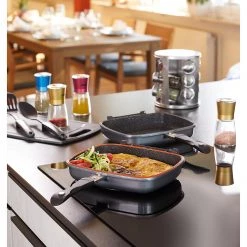 Stoneline Multifunktionspfanne Fianello - Aluminium - Anthrazit -Gardinen Verkäufe 1000279617 210804 08545400409 MOOD DETAILS P000000001000279617 mood