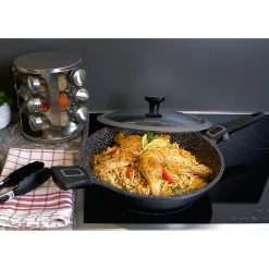 Stoneline Schmorpfanne Edgware - Aluminium - Anthrazit -Gardinen Verkäufe 1000279644 210804 08541900301 MOOD DETAILS P000000001000279644 mood