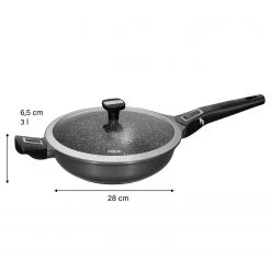 Stoneline Schmorpfanne Edgware - Aluminium - Anthrazit -Gardinen Verkäufe 1000279644 210804 08542300309 SKETCH DETAILS P000000001000279644 sketch