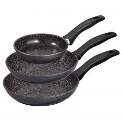 Stoneline Pfannen-Set Dyke (3-tlg.) - Aluminium - Anthrazit