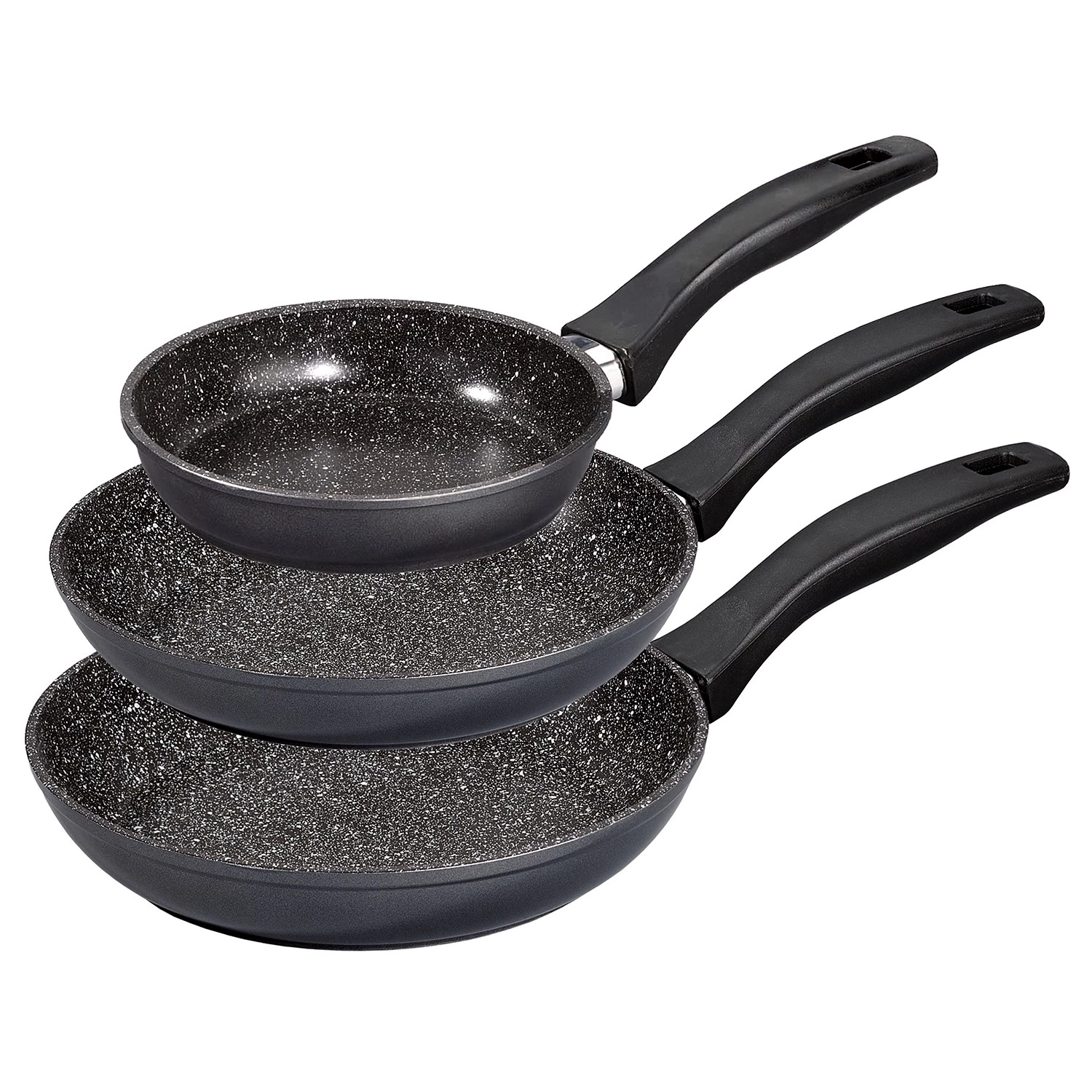 Stoneline Pfannen-Set Dyke (3-tlg.) - Aluminium - Anthrazit 3 Stoneline Pfannen-Set Dyke (3-tlg.) - Aluminium - Anthrazit