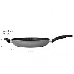 Stoneline Bratpfanne Douala - Aluminium - Anthrazit - ø 32 -Gardinen Verkäufe 1000279647 210804 08541900294 SKETCH DETAILS P000000001000279647 sketch