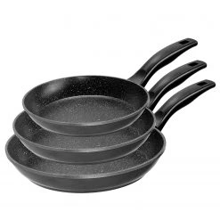 Stoneline Pfannen-Set Ganton (3-tlg.) - Aluminium - Anthrazit