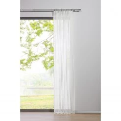 Mydeco Schlaufenschal Pure - Polyester - Weiß - 245 x 135 cm -Gardinen Verkäufe 1000340287 220318 021 MOOD DETAILS P000000001000340287 mood