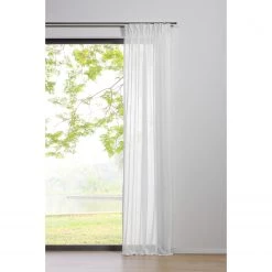 Mydeco Schlaufenschal Pure - Polyester - Weiß - 245 x 135 cm -Gardinen Verkäufe 1000340287 220318 022 MOOD DETAILS P000000001000340287 mood