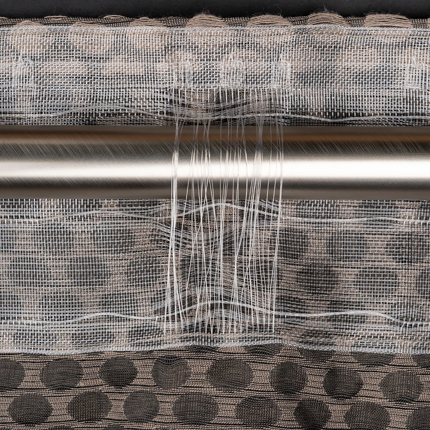 Mydeco Schlaufenschal Dot - Polyester - Taupe - 245 x 135 cm 11 Mydeco Schlaufenschal Dot - Polyester - Taupe - 245 x 135 cm – Bild 9