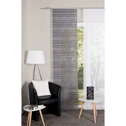 Home Wohnideen Schiebevorhang Folke - Polyester - Schwarz