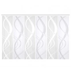 Home Wohnideen Schiebevorhang Tibaso (6er-Set) - Polyester - Weiß - 57 x 245 cm