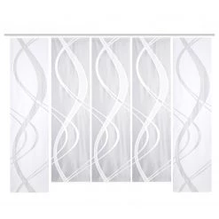 Home Wohnideen Schiebevorhang Tibasa (5-teilig) - Polyester - Weiß