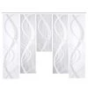Home Wohnideen Schiebevorhang Tibasi (5er-Set) - Polyester - Weiß - 57 x 145 cm -Gardinen Verkäufe 1000345332 220608 010 IMAGE P000000001000345332