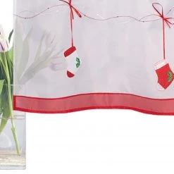 Home Wohnideen Fertiggardine Cafehaus Mesou - Polyester - Rot / Weiß 7 Home Wohnideen Fertiggardine Cafehaus Mesou - Polyester - Rot / Weiß -Gardinen Verkäufe 1000345399 220608 030 DETAILS P000000001000345399